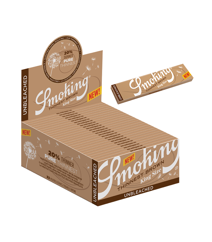 Papel de fumar Smoking Brown King Size - Novaestanco Online