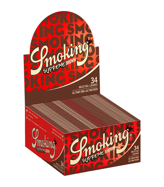 SMOKING KING SIZE SUPREME BROWN