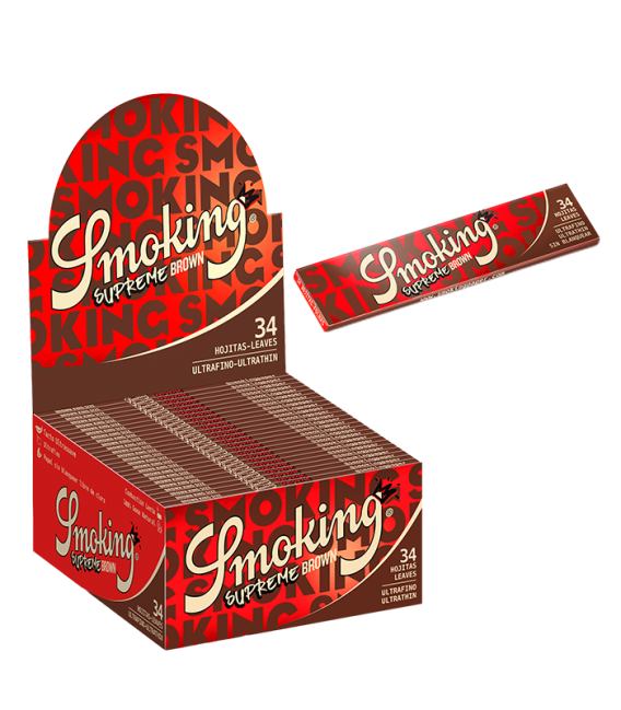 SMOKING KING SIZE SUPREME BROWN
